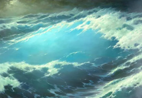 Por Amor al Arte: Pinturas de paisajes marinos por George Dmitriev