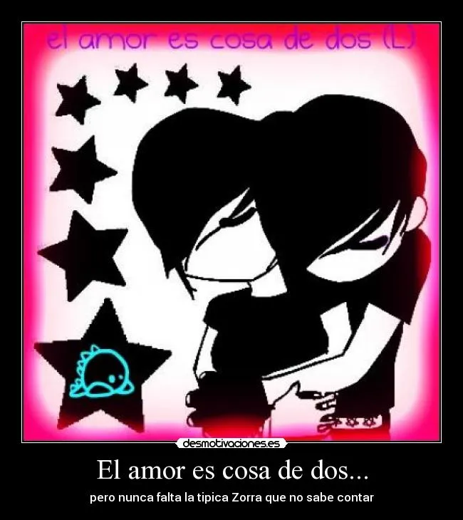 El amor es cosa de dos... | Desmotivaciones