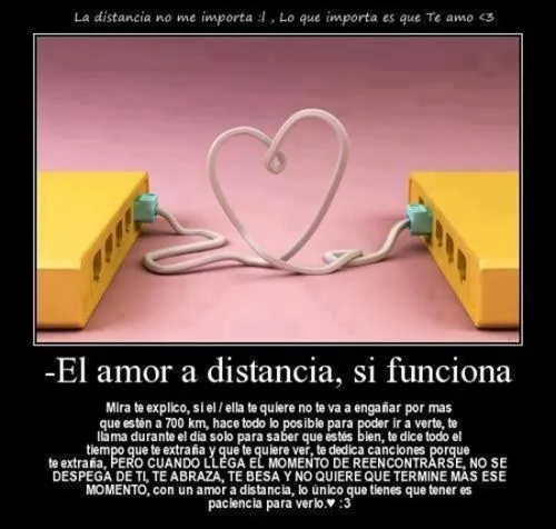 Amor a distancia | Mi amor... Te amo !