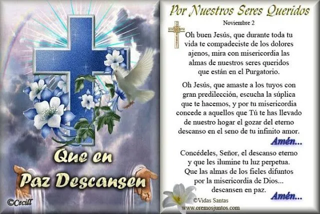 AMOR ETERNO: Conmemoración de los Fieles Difuntos - Fiesta Noviembre 2