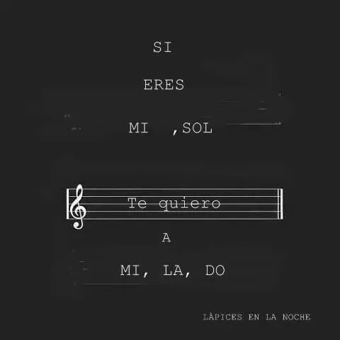 Amor musical. Si eres mi sol te quiero a mi lado #frases #amor ...