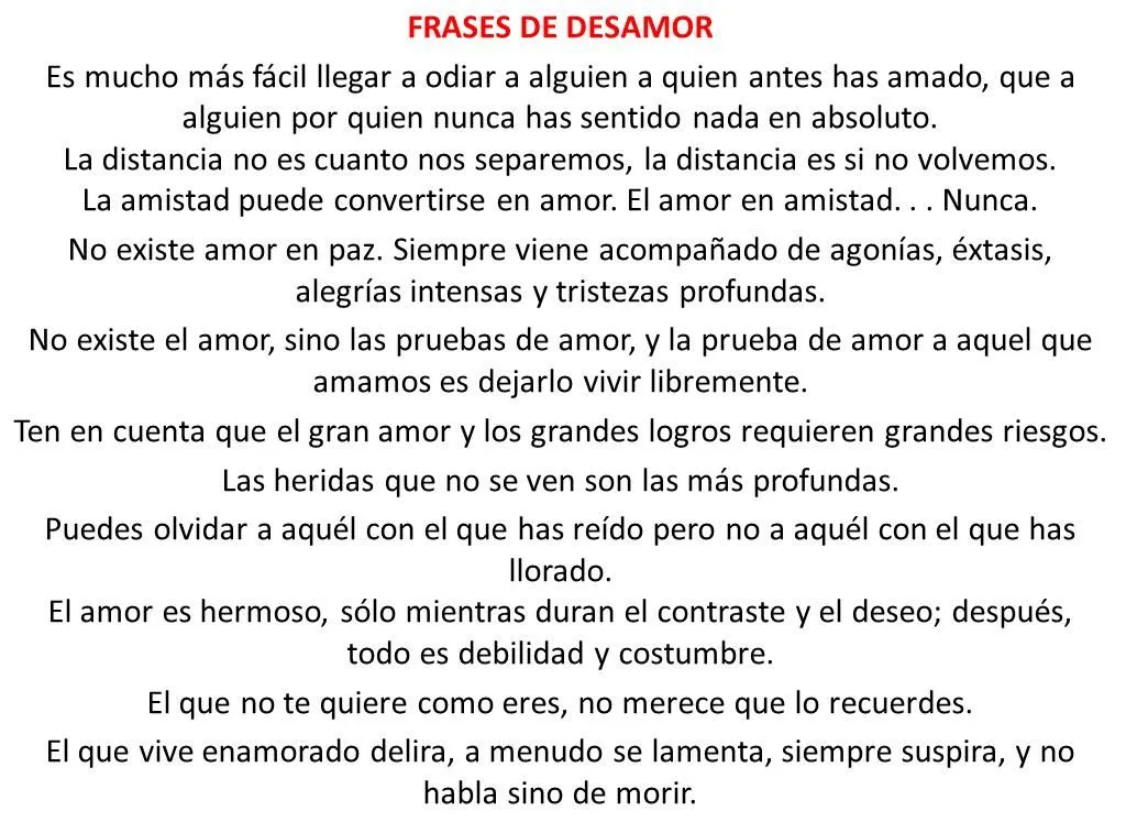 Amor Poemas Frases Cartas