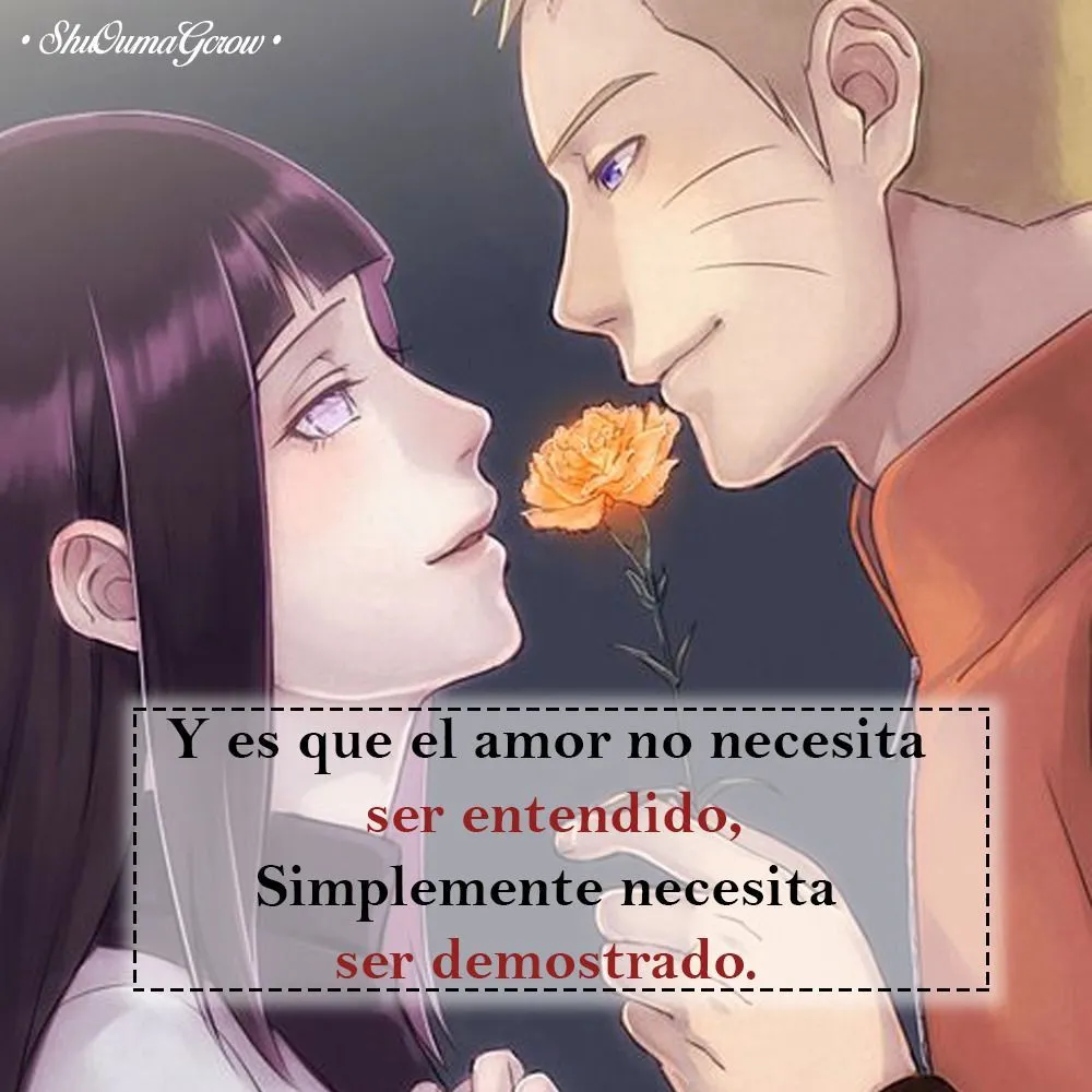 Y es que el amor #ShuOumaGcrow #Anime #Frases_anime #frases ...