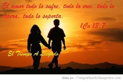 El amor todo lo soporta - Imagenes Cristianas para Facebook ...