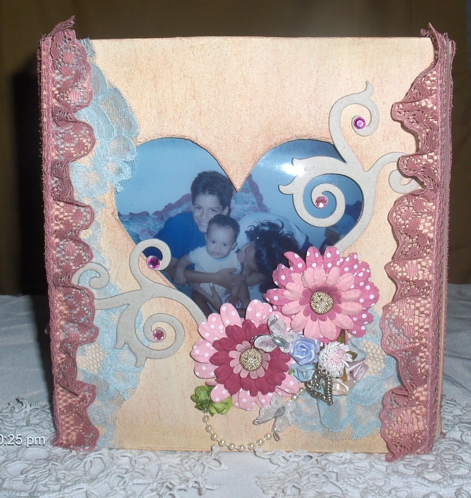 MIS CINCO AMORES SCRAP: Tutorial Portaretrato