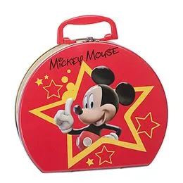 ampliar imagem mala em metal do mickey mouse cheia de