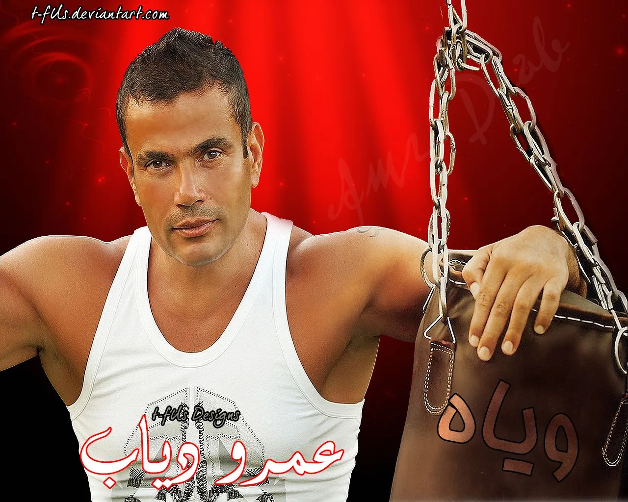 Amr Diab Wayah Poster Vol.2 by t-fUs on DeviantArt