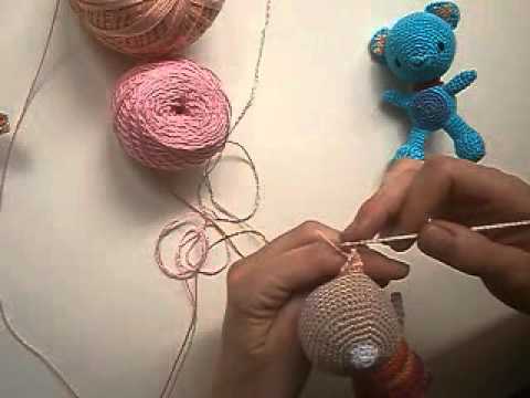 AMY AMY - como hacer amigurumi oreja oso ganchillo crochet