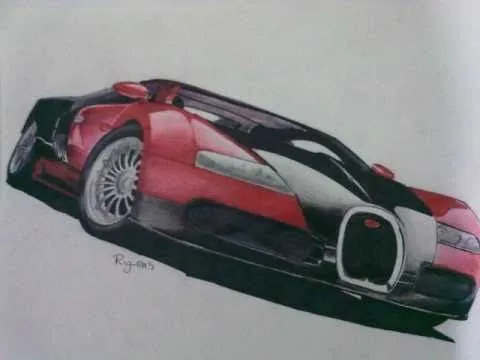 AMY AMY - Drawing Bugatti Beyron (Dibujos de Autos)