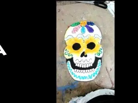 AMY AMY - Máscara de Calavera Decorada