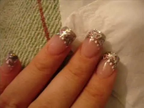 AMY AMY - Tutorial de uñas de acrilico con brillantina verde ...