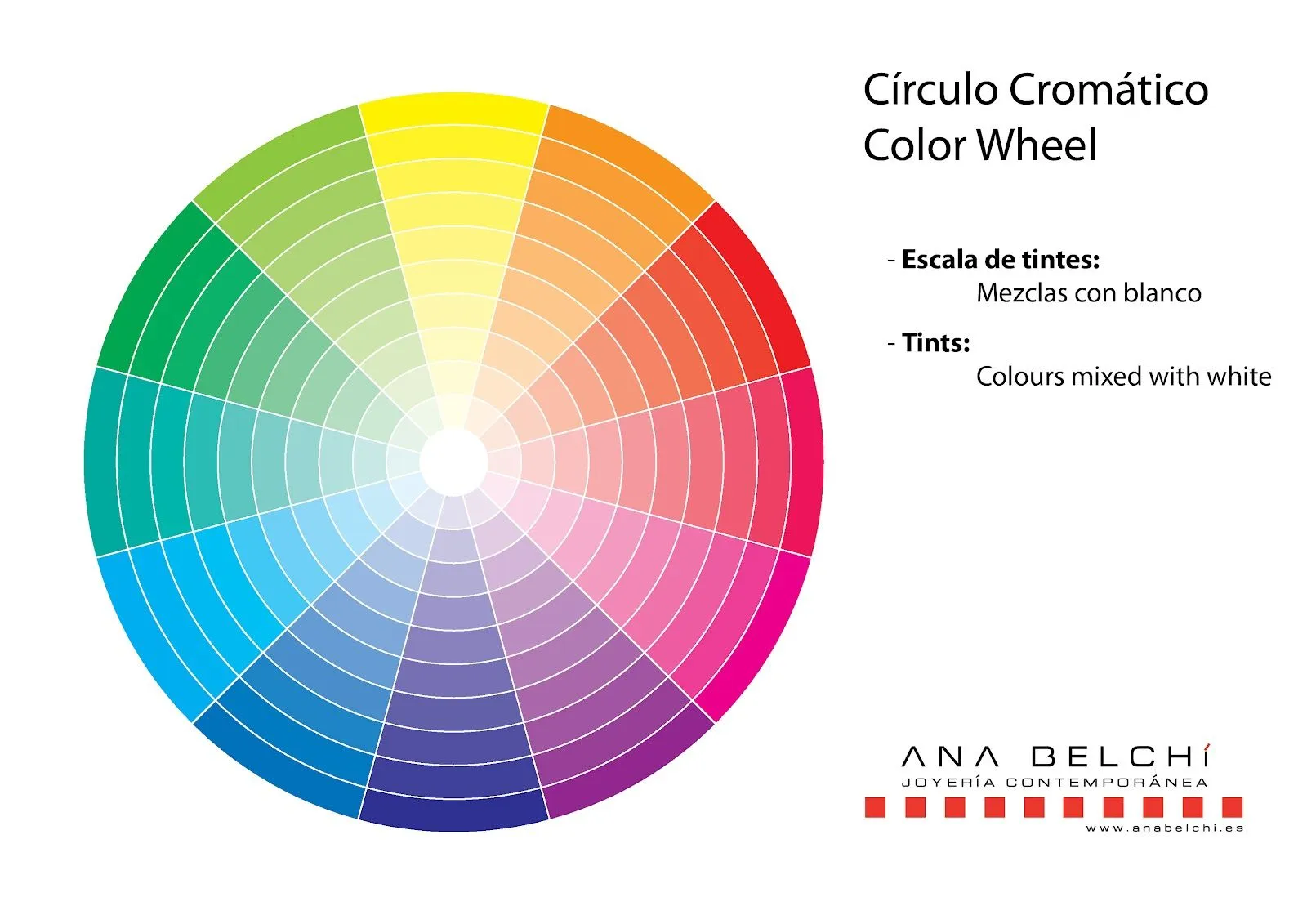 Ana Belchí: GUÍA RÁPIDA PARA MEZCLAR COLORES/QUICK GUIDE TO MIXING ...