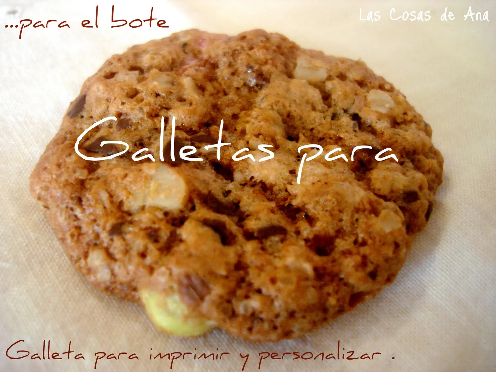 Las Cosas de Ana: INGREDIENTES para hacer Galletas