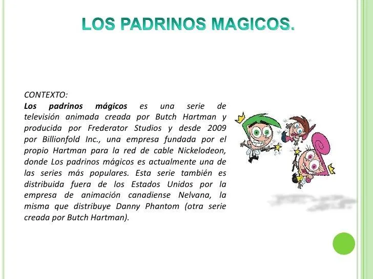 Analisis de programas infantiles