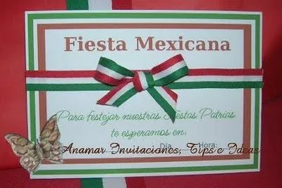 Anamar Invitaciones: Invitacion fiestas patrias