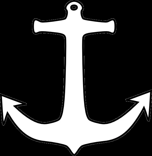 Anchor Outline Clip Art at Clker.com - vector clip art online ...