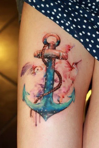 Anchor Tattoos on Pinterest | Anchor Tattoo Design, Bear Tattoos ...