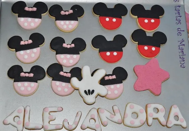 ANDALUCIA - LAS TARTAS DE MARIANA: GALLETAS DE MINNIE Y MICKEY ...