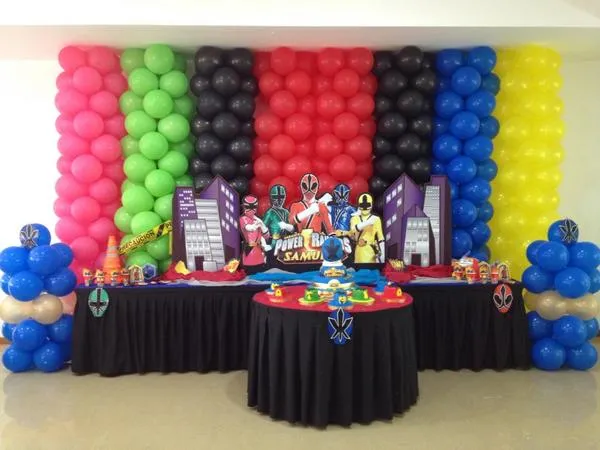Andrea Perez on Twitter: "Decoracion Power Ranger Samurai! http ...