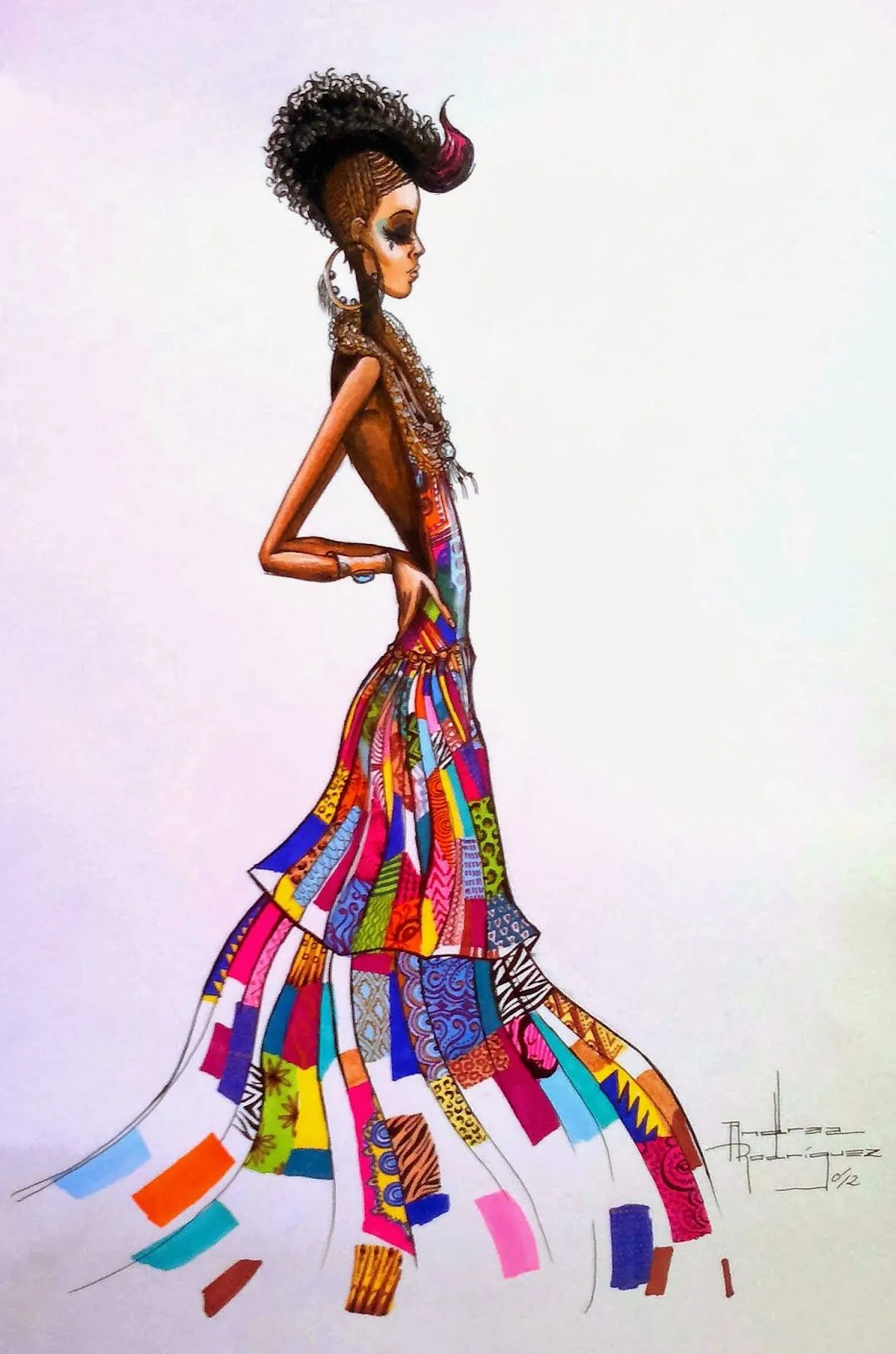 Andrea Rodríguez : Figurines de moda