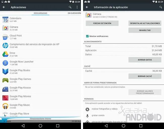 Android L Developer Preview, toma de contacto
