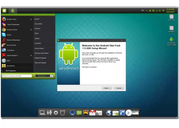 Android Skin Pack, Windows 7 con sabor a Android - MuyComputer