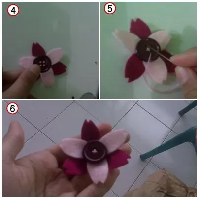 Aneka Tutorial Membuat Bunga dari Flanel 3 | just a little inspiration