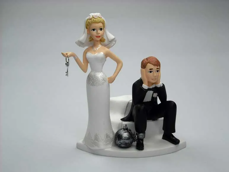 Figuras tarta de novios 2010 Colección “Agárralo” | Angel o Demonio