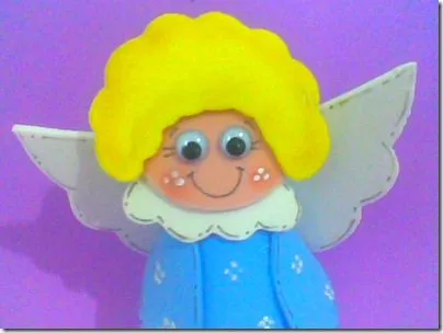 Ángel Goma Eva manualidades para niños | fiestas de Navidad