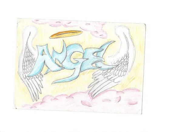 Angel Name Graffiti 30522 | ZWALLPIX