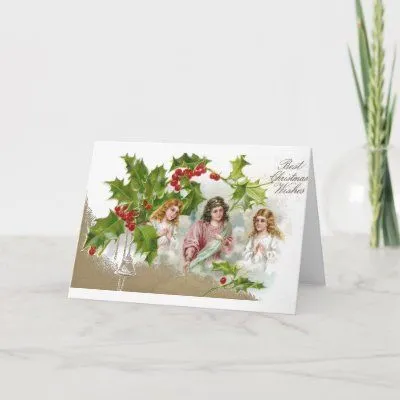 Tres ángeles bonitos para la Navidad de Zazzle.es 