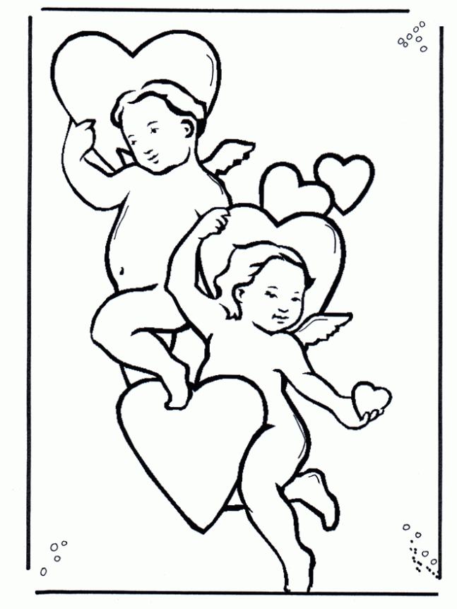 Angeles animados para pintar - Imagui