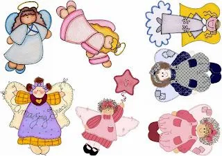 Pegatinas de angeles para imprimir:Imagenes y dibujos para imprimir
