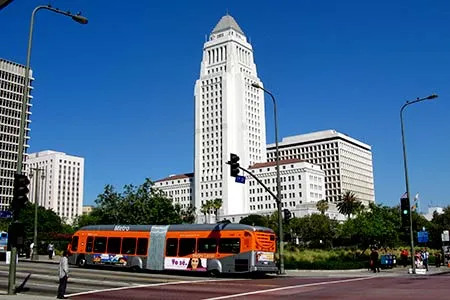 Los Angeles, Downtown, City Hall. VIRTOURIST.COM