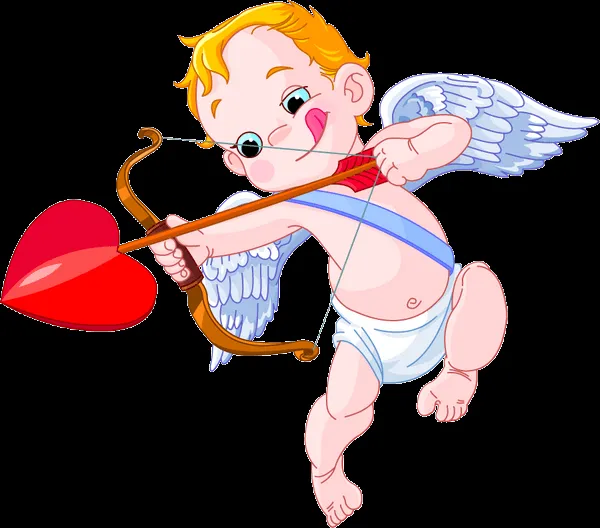 Angeli innamorati, amore angelo San Valentino. Cupido innamorato