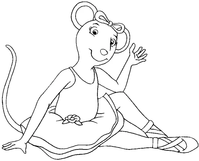 Angelina ballerina da stampare - Imagui