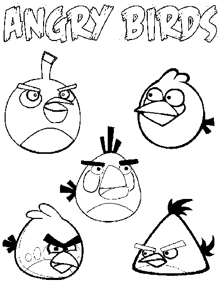 angry bird dibujos para imprimir y colorear - Buscar con Google ...