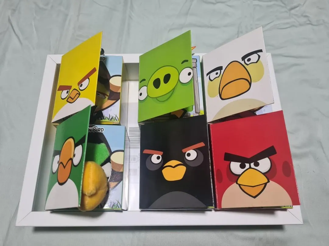 Angry bird plushie set, Hobbies & Toys, Toys & Games on Carousell