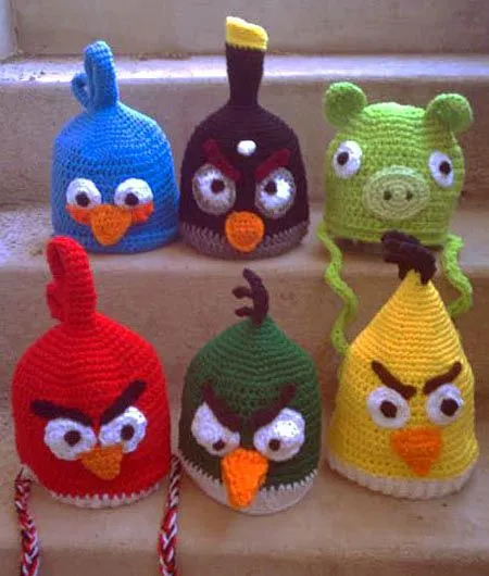 Angry Birds Crochet Hat Patterns |Gadgetsin