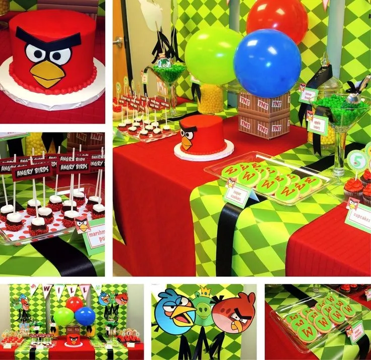 Angry Birds - Decoración de Fiestas y Cumpleaños : Fiestas y todo ...