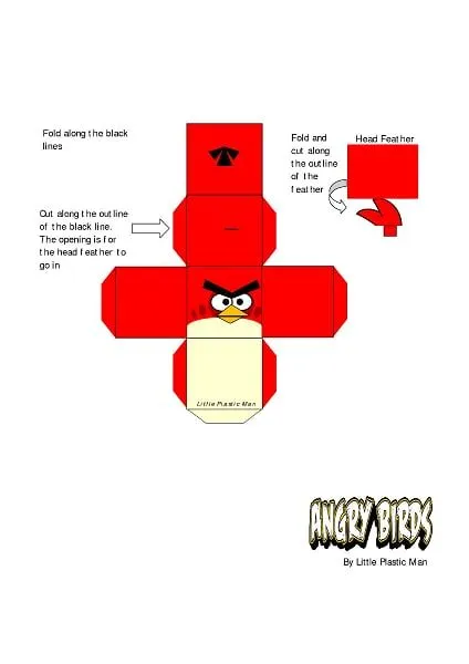 Angry Birds para imprimir y armar - Imagui