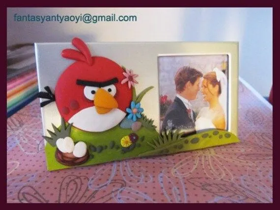 Angry Birds Picture Frame by Fantasyant on Etsy