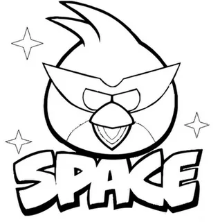 Angry Birds Space para pintar - Dibujos para Colorear | Dibujos ...