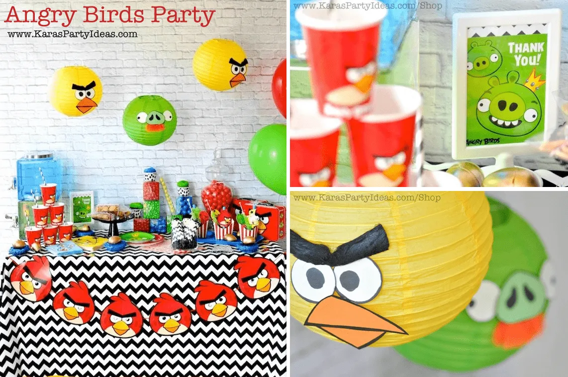 Angry Birds Themed Birthday Party Planning Ideas Supplies