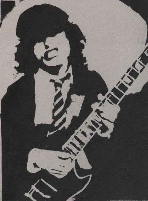 Angus Young by AceKilmister on DeviantArt