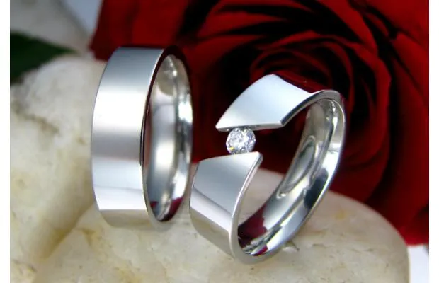 Anillos de boda oro blanco - Imagui