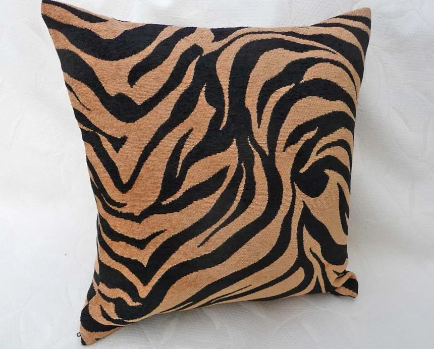 Animal print throw pillow for dudes