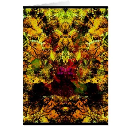 Animales abstractos de Valxart Tarjetón de Zazzle.