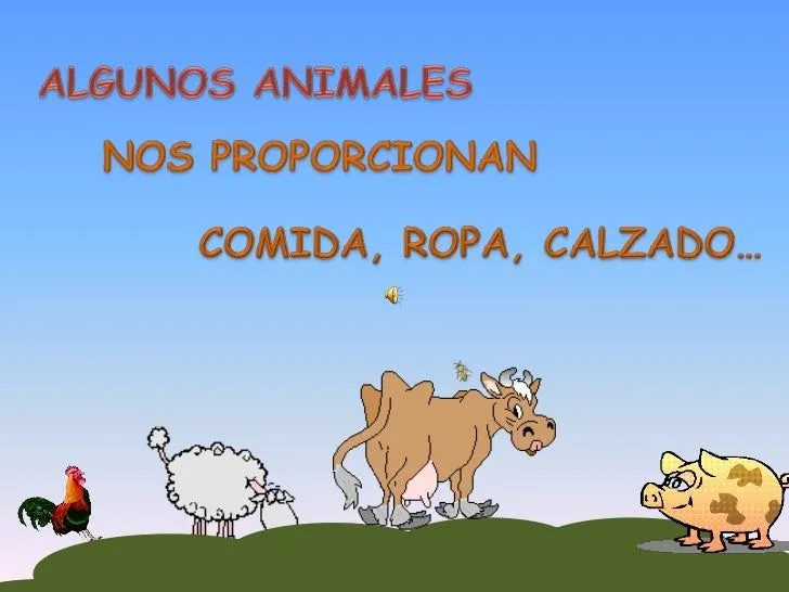 Animales que nos dan alimento - Imagui