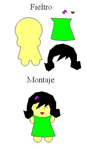 Muñecas de fieltro patrones gratis - Imagui